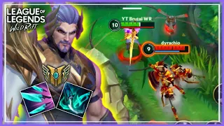 TRY BUILD FULL CRITICAL!! TRYNDAMERE vs WUKONG BARON LANE GAMEPLAY ||  Brutal WR