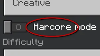 Dear Mojang, what is HARCORE Mode?