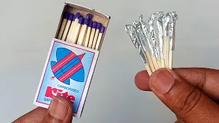 How to make mini rockets || Matchstick DIY || Matchsticks for Crafts || DIYStudio