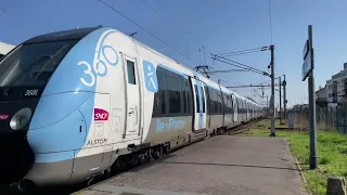 Transilien SNCF pour IDFM/Ligne J : Arrivée d’une UM de NAT à Conflans Sainte Honorine