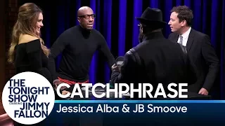 Catchphrase with Jessica Alba and JB Smoove