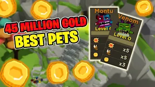 Spending 45 MILLION Gold on Pets! Giant Simulator Classic