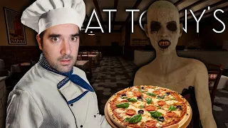 WORKING AT MY FAMILY'S HAUNTED PIZZERIA?! | At Tony's (Steam Horror Game)