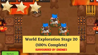 Guardian Tales | World Exploration Stage 20 - Surrounded By Enemies (100% Completion)