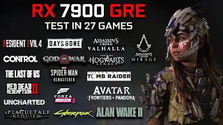 RX 7900 GRE Test in 27 Games at 1440p | 2024