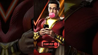 team black vs team red #avengers #marvel #dc#ironman #superman #shazam #shorts #viral