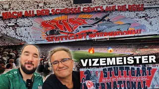 VIZEMEISTER 🥹♥️ MONSTER CHOREO 🔥🫶 VfB Stuttgart vs Borussia Mönchengladbach | XXL Stadionvlog 🏟🏆⚽️