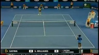 Australian Open 2009- Women's Final 5-9- Serena Williams VS Dinara Safina