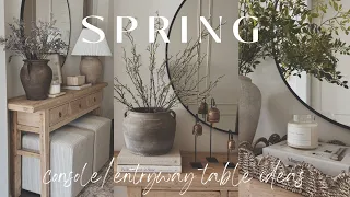 Spring Console Table Ideas || Spring Decorate With Me 2024 || Entryway Styling Ideas || New Decor