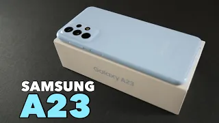 Unboxing SAMSUNG A23 - Blue