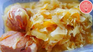 Russian Sour Cabbage Soup | Sour Cabbage Soup Recipe