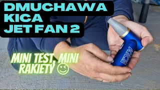 Dmuchawa KICA Jet Fan 2. Mini Test Mini Rakiety :)  Na Działce! odc.97