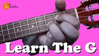 Learn the G Chord - True Beginner Ukulele Tutorial