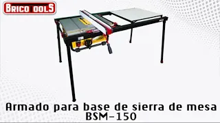 Armado de base para Sierra de Mesa 🤩 || Bricotools