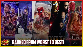 All 32 MCU Movies and Shows Ranked From Worst to Best! (w/ No Way Home & Hawkeye)