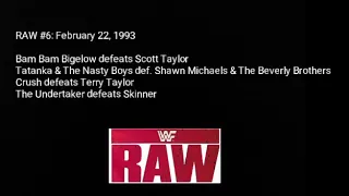 WWF Monday Night Raw Ep. 6 February 22, 1993