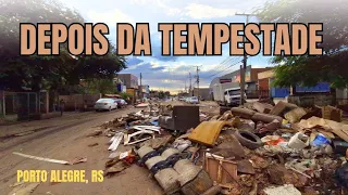 Inundação recua no norte de Porto Alegre e deixa ampla destruição, tempo ameno- 21/05/2024