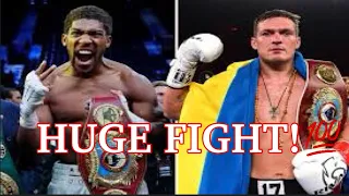 (WOW!)ANTHONY JOSHUA VS OLEKSANDR USYK! THE BIGGEST FIGHT NO ONE IS TALKING ABOUT!💯