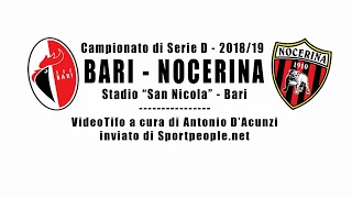 2018/19 Bari - Nocerina, Serie D