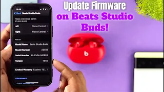How to Update Firmware on Beats Studio Buds!