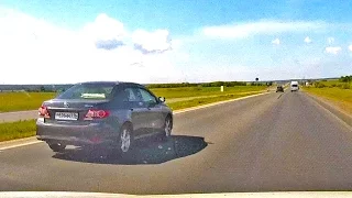 Driving on a highway in Republic of Tatarstan | Dash cam video summer 2016