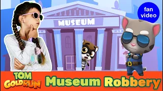 Museum Robbery in Talking Tom Gold Run In Real Life| Kids Skit