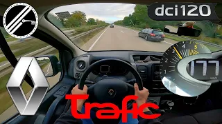 Renault Trafic III 1.6 dCi 120 PS Top Speed Drive On German Autobahn No Speed Limit POV