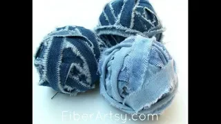 How to Make Denim Yarn from Old Jeans