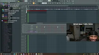 Plaqueboymax Makes a Drill Beat And Raps on it