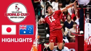 JAPAN vs. AUSTRALIA - Highlights | Men's Volleyball World Cup 2019