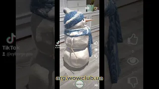 Шок! Снеговик ожил в квартире или это дополненная реальность? /The snowman came to life in the house