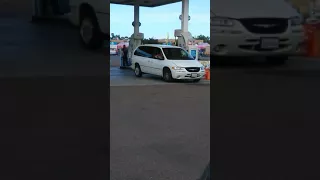 Tweaker at gas station