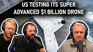 US Testing its Super Advanced $1 Billion Drone on US Aircraft Carriers REACTION |OFFICE BLOKES REACT