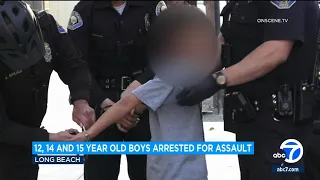 3 young boys arrested for allegedly beating man in Long Beach