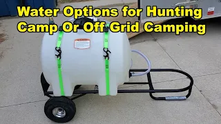 Water Solutions for Camping And Hunting Camps