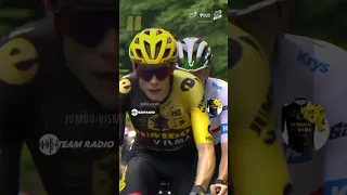 🎙 'For sure he is on his knees!' - Vingegaard v Pogacar #TDF2023 #shorts