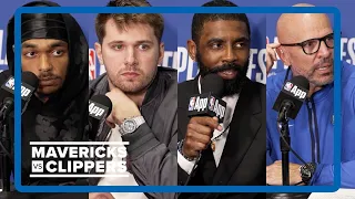 Luka Doncic, Kyrie Irving, Jason Kidd | Mavs vs. Clippers Game 2 postgame press conference