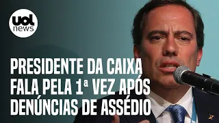 Presidente da Caixa vai a evento com a esposa e diz ter 'vida pautada pela ética' após denúncias