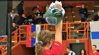 Female kettlebell sport champions at World Championship 2010 (Finland)