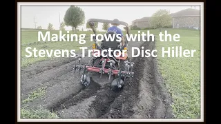 Stevens Tractor Disc Hiller