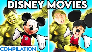 DISNEY WITH ZERO BUDGET! (AVENGERS, MICKEY, LUCA, PIXAR, LION KING BEST OF LANKYBOX COMPILATION)