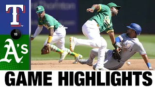 Rangers vs. A's Game Highlights (9/12/21) | MLB Highlights