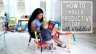 How To Be Productive with a Toddler!!  First Time Mom Edition #MomOnTheGo