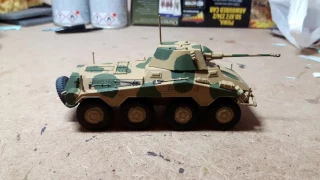 Warlord Games Sdkfz 234/2 Puma, Unboxing, modelling and painting