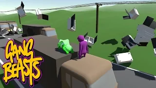 Gang Beasts - Road Hazard [Father and Son Gameplay]
