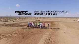 Behind The Scenes of the 2016 450F Motocross Shootout