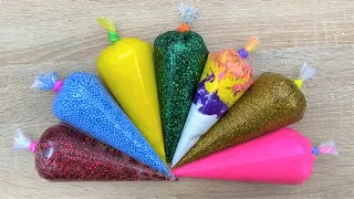 Making Crunchy Slime with Piping Bags #29 Satisfying Slime ASMR