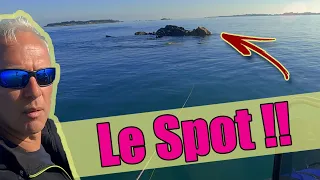 On pêche dans cette zone rocheuse, c'est terriblement Efficace ! (Pêche Multi espèce en Bretagne)