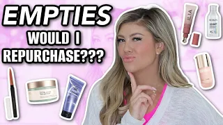 PRODUCTS I'VE USED UP 🤩 | WOULD I REPURCHASE? 🤔 EMPTIES 2023