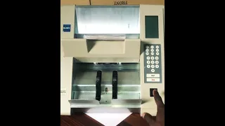 DEMONSTRATION ON GLORY 8672 NOTE COUNTING MACHINES
